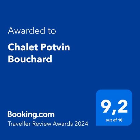 Chalet Potvin Bouchard Ель'Анс-Сен-Жан Екстер'єр фото